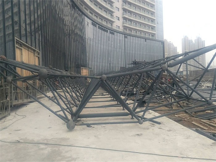 舟山万豪酒店雨棚网架